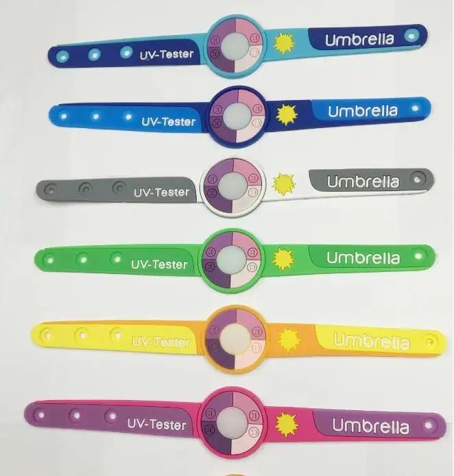 Factory wholesale UV test wristband custom Uv test bracelet