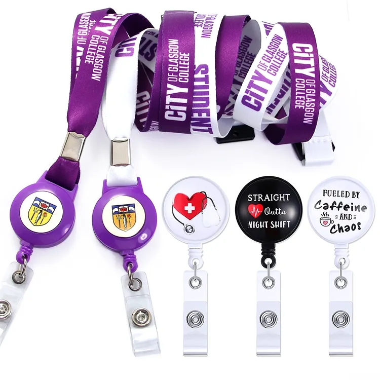 Retractable Lanyard With ID Card Badge Holder