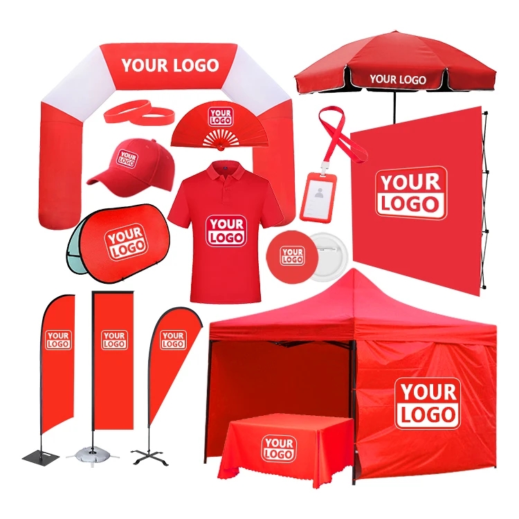 Custom Corporate Tradeshow Booth Items With Logo Printing Luxury Promotional Shop Activities Merchandising Gift Set