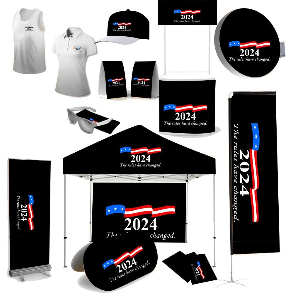 2025 Election Campaign Custom Logo Souvenirs Innovative accessories Promotional Election T Shirt