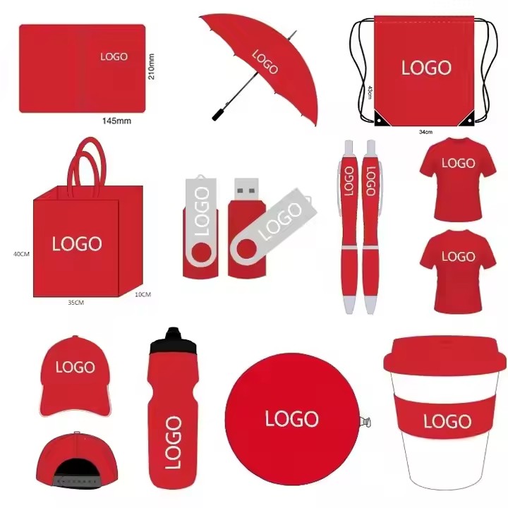 2025 cheap vip corporate shop custom marketing promotional business office set products gifts items with logo