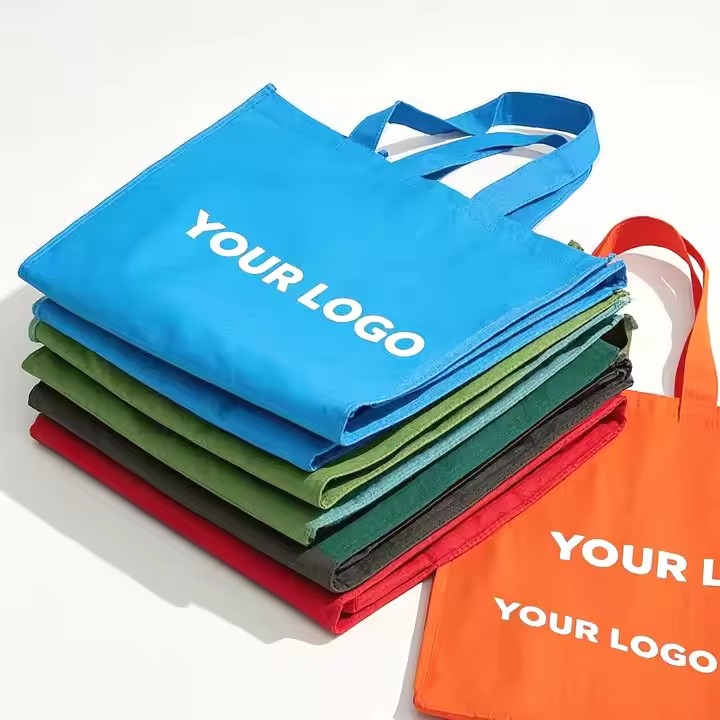 Custom gift Logo Small Wholesale Tote Shopping Non-Woven Bags